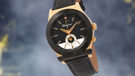 Picture for blog post FERRAGAMO 1898 Black Dial Men's Watch . FFO020017